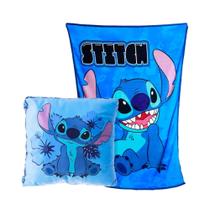 Kit Almofada + Manta Stitch Disney Poliéster / Fibra Zona Criativa - 10140899 Kit Almofada + Manta Stitch Disney Poliéster / Fibra Zona Criativa - 10140899