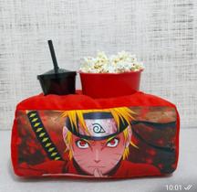 Kit Almofada NARUTO Porta Pipoca Acompanha 1 Copo + 1 Balde Para Pipoca