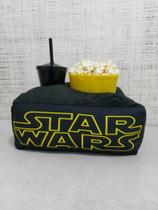 Kit Almofada Porta Pipoca Acompanha 1 Copo + 1 Balde Para Pipoca STAR WARS