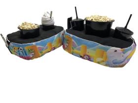 Kit Almofada Porta Pipoca + Almofada Infantil Pipoca Fall Guys