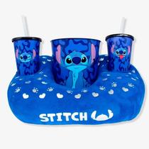 Kit Almofada Porta Pipoca e Copos Stitch Disney 10064861 - ZonaCriativa