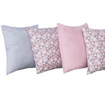 Kit Almofada Retrô M00020-0184 04 Peças