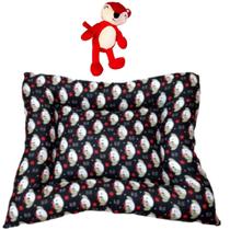 Kit Almofadão E Pelúcia Para Cães E Gatos - Preto Kit Almofadão E Pelúcia Para Cães E Gatos - Preto