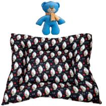 Kit Almofadão E Pelúcia Para Cães E Gatos - Preto Kit Almofadão E Pelúcia Para Cães E Gatos - Preto