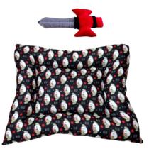 Kit Almofadão E Pelúcia Para Cães E Gatos - Preto Kit Almofadão E Pelúcia Para Cães E Gatos - Preto