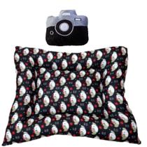 Kit Almofadão E Pelúcia Para Cães E Gatos - Preto Kit Almofadão E Pelúcia Para Cães E Gatos - Preto