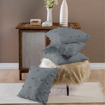 Kit Almofadas Cheias 45cm x 45cm Poppy 04 Peças Kit Almofadas Cheias 45cm x 45cm Poppy 04 Peças