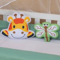 Kit Almofadas Decorativas Infantil Girafinha