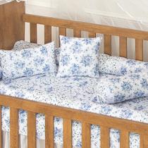 Kit Almofadas Decorativas Infantil Portuguesinha Azul 3 Peças