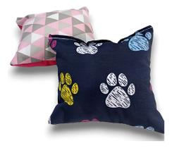 Kit Almofadinha Pet Travesseiro Pet Com 2 Unidades Almofadas