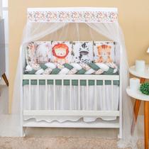 Kit Almofadinhas Para Mini Berço com 12 Peças