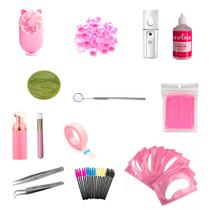 Kit Alongamento Extensão De Cílios Completo Iniciante Kit Alongamento Extensão De Cílios Completo Iniciante