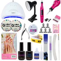 Kit Alongamento Unhas Acrigel Luminária Pregador Cabine Led - GAROTA BONITA