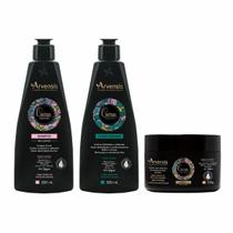 Kit Alta Fixação Arvensis (Shampoo+Cond.+Gelatina)