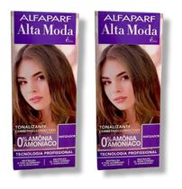 Kit Alta Moda Tonalizante Matizador 0% Amônia (2 Unidades) Alfaparf Kit Alta Moda Tonalizante Matizador 0% Amônia (2 Unidades) Alfaparf