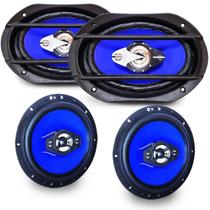 Kit Alto Auto Falantes Tsr Orion 6x9 E 6 Pol Combo 220w Rms