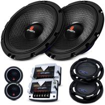 Kit Alto Falante 2 Vias 180W RMS 6,5 Polegadas 4 Ohms OP90A Linha Phantom Ophera