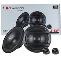 Kit Alto Falante 2 Vias 6.5 polegadas 35W RMS 4 OHM NAKAMICHI