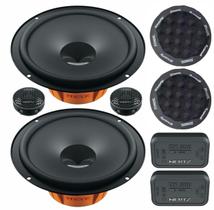 Kit Alto Falante 2 Vias 6 pol Hertz DSK 165.3 160W Par Anel Acústico Technoise Vedação Isolador Kit Alto Falante 2 Vias 6 pol Hertz DSK 165.3 160W Par Anel Acústico Technoise Vedação Isolador