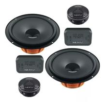 Kit Alto Falante 2 Vias Hertz Dsk 165.3 160w 4 Ohms 6 Polegadas Cor Preto