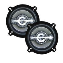 Kit Alto Falante Automotivo Quadriaxial 5" LS5 140W Cinza Par para Portas Leson