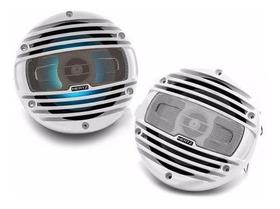 Kit Alto Falante Barco Lancha Hertz Marine Hmx 6.5 Ld Led
