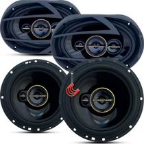 Kit Alto Falante Bocas Médios Hurricane Aurum 6 polegadas e 6x9 Polegadas 380W RMS