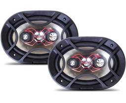 Kit Alto Falante Bravox Facil 6 Triaxial + 6X9 Quadriaxial T