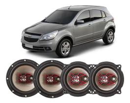 Kit Alto Falante Bravox Original Gm Agile 200w 6 E 5 Porta