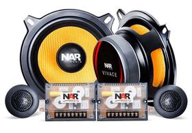 Kit Alto Falante Duas Vias Nar Audio 5 Pol Vivace 60w 4 Ohms