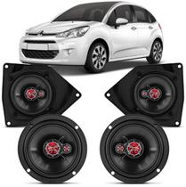 Kit Alto Falante Foxer Citroen C3 - 6 e 5 Pol 240W - KF.151