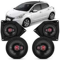 Kit Alto Falante Foxer Peugeot 208 - 6 e 5 Pol 240W - KF.160