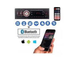 Kit Alto Falante Gol 6 Pol E Radio Mp3 Bluetooth Usb Som