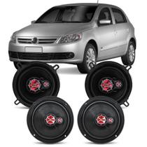 Kit Alto Falante Gol G5 G6 G7 2009 A 2019 5" e 6" 200W RMS 4 Ohms Triaxial 4 Peças Foxer KF 0.12 Kit Alto Falante Gol G5 G6 G7 2009 A 2019 5" e 6" 200W RMS 4 Ohms Triaxial 4 Peças Foxer KF 0.12