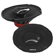 Kit Alto Falante Hertz DCX 690.3 Triaxial 6x9" Poelgadas 180W RMS