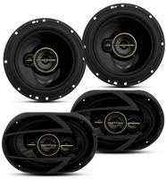 Kit Alto Falante Hurricane Aurum 6"+ 6x9" Polegadas 380W RMS Kit Alto Falante Hurricane Aurum 6"+ 6x9" Polegadas 380W RMS