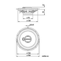 Kit Alto Falante Hurricane Triaxial Aurum 120W Rms (Par) Kit Alto Falante Hurricane Triaxial Aurum 120W Rms (Par)
