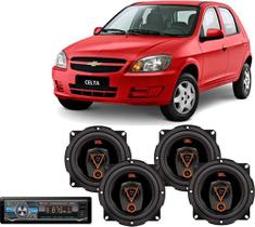Kit Alto Falante Jbl Triaxial Gm Celta 320wrms + Rádio Bt Kit Alto Falante Jbl Triaxial Gm Celta 320wrms + Rádio Bt