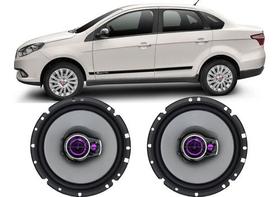 Kit Alto Falante Pioneer Dianteira Fiat Grand Siena 200w Par