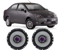 Kit Alto Falante Pioneer Dianteira Porta Toyota Etios 100w
