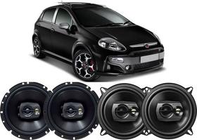 Kit Alto Falante Pioneer Original Fiat Punto 4p 240w 6 E 5