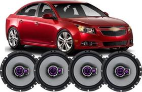 Kit Alto Falante Pioneer Original Gm Cruze 6pol 200w 4 P