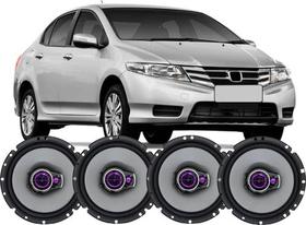 Kit Alto Falante Pioneer Original Honda City 6pol 200w 4 P Kit Alto Falante Pioneer Original Honda City 6pol 200w 4 P