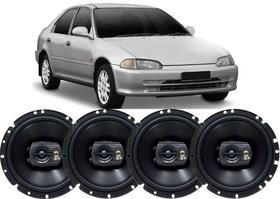 Kit Alto Falante Pioneer Original Honda Civic 6pol 240w 4p