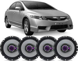 Kit Alto Falante Pioneer Original Honda New Civic 6pol 200w Kit Alto Falante Pioneer Original Honda New Civic 6pol 200w