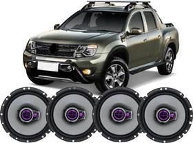 Kit Alto Falante Pioneer Original Renault Oroch 6pol 200w 4p