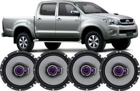 Kit Alto Falante Pioneer Original Toyota Hilux 6pol 200w 4 P