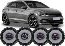 Kit Alto Falante Pioneer Original Vw Novo Polo 6pol 200w 4 P