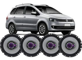 Kit Alto Falante Pioneer Original Vw Spacefox 6pol 200w 4 P