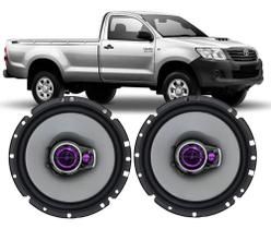 Kit Alto Falante Pioneer Porta Dianteira Gm Hilux 100w Par